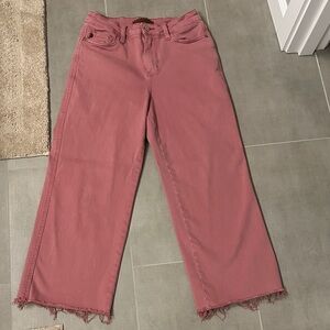 EUC WIRN x 1. Judy Blue Mauve Wide Leg Jeans